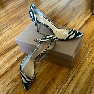 Gianvito Rossi zebra print pumps 39.5